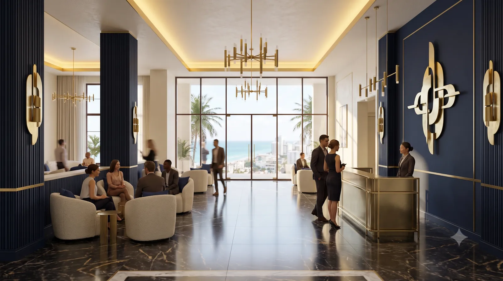 Hotel lobby