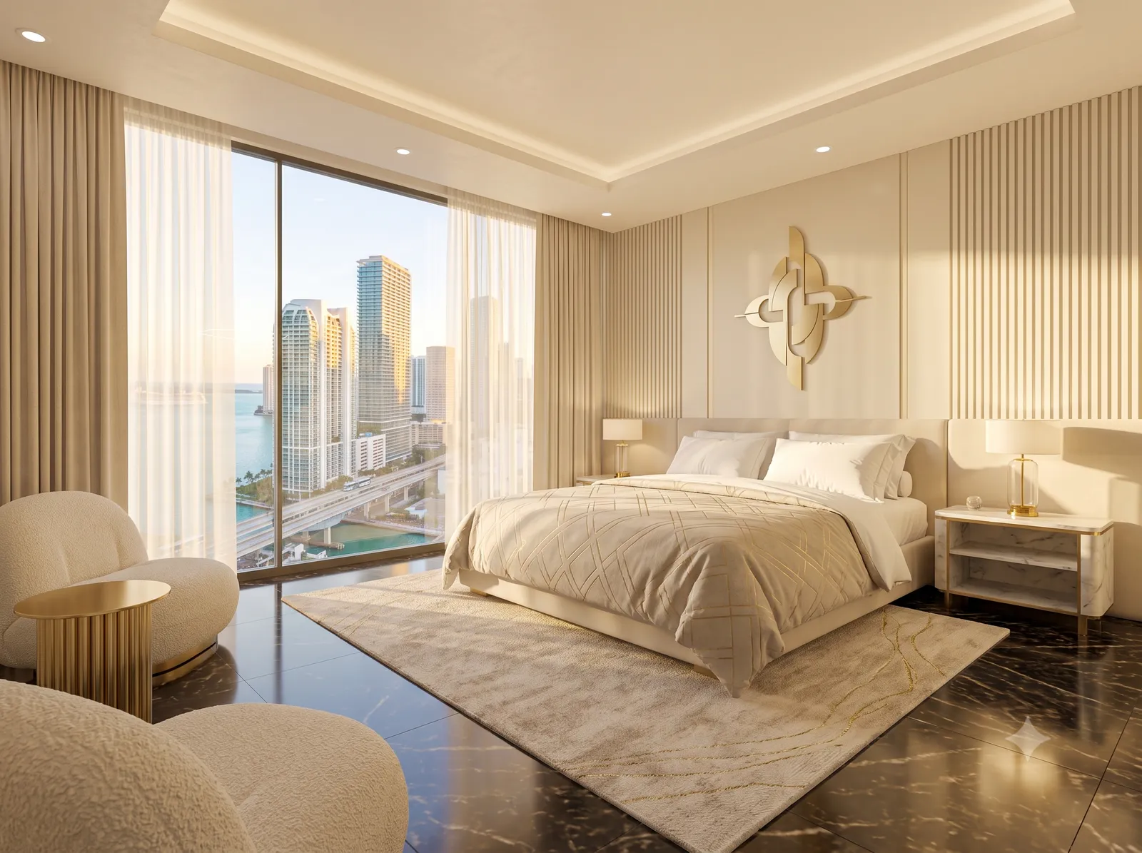 Luxury residential bedroom